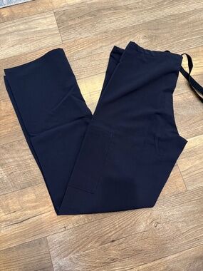 AVE by Medline Navy Unisex Drawstring Cargo Scrub Pants